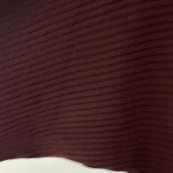 Anthropologie Deep Burgundy Long Sleeve Dress - Picture 4 of 8